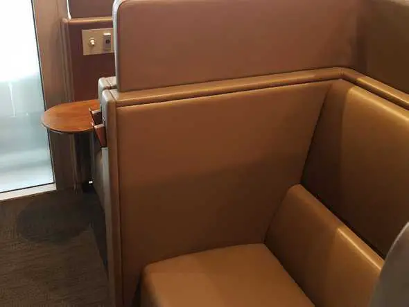 Picture I took of seat in an airport lounge