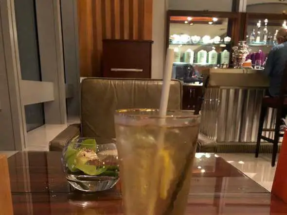 Picture I took of cocktails in an airport lounge
